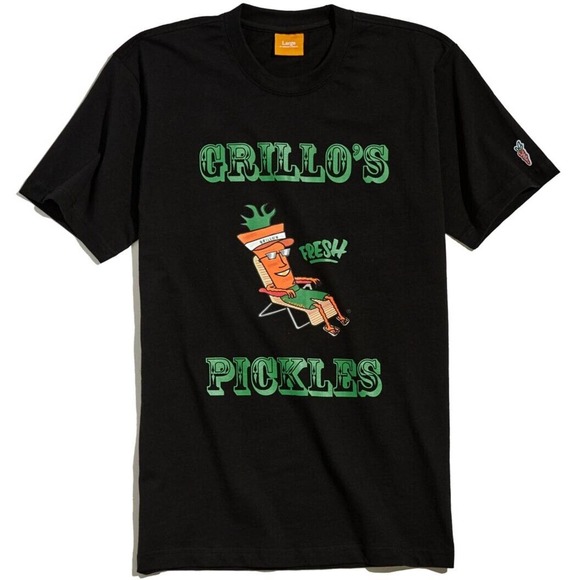 Carrots By Anwar Carrots Men's X Grillo's Pickles Tee T-Shirt in Black - Picture 1 of 1